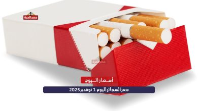 سعر السجائر اليوم 1 نوفمبر 2025: ثبات محلي وارتفاع في الفاخرة إثر تعديل الضريبة 8 سعر السجائر اليوم 1 نوفمبر 2025